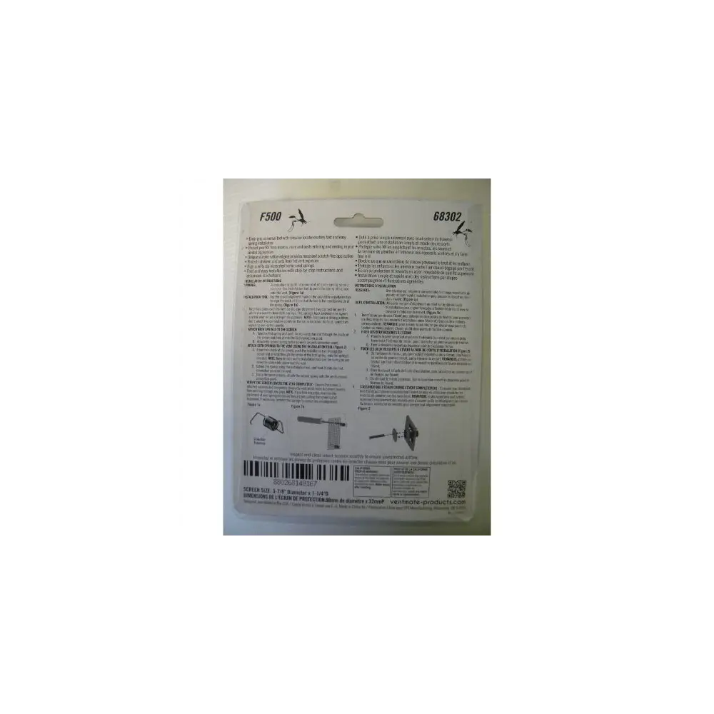 Bug Screen - Hydroflame 8500 Furnace w/o access door - VEN68302